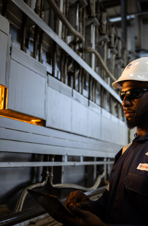 Combustion à l'hydrogène - Industrie du verre